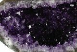 Sparkly Deep-Purple Amethyst Geode - Uruguay #378213-3